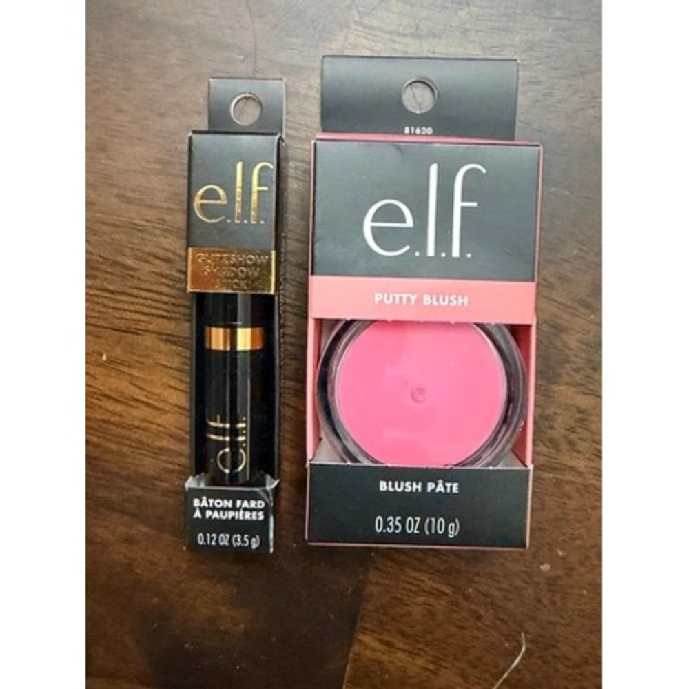 e.l.f. Luminous Putty Blush & e.l.f. Glitzshow‎ Shadow Stick – Makeup Set (NEW)